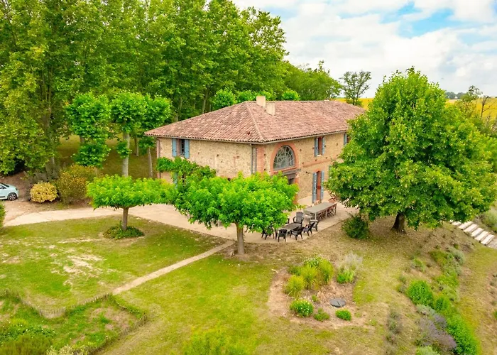 Magnifique Grand Entier Avec Piscine Et Vue ヴィラ Lezat-sur-Leze